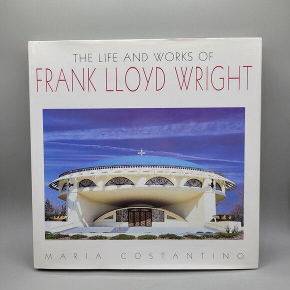 The Life And Works Of Frank Lloyd Wright By Maria Costantino Hardcover Book - Picture 1 of 10